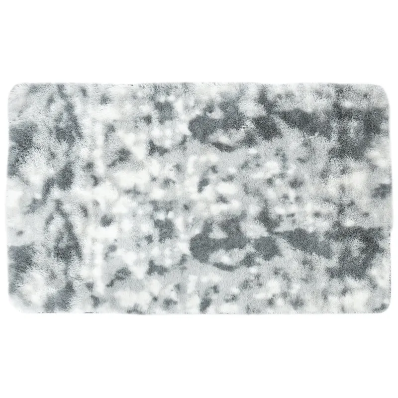 EASYCOMFORT Tappeto Moderno in Poliestere per Camera e Salotto, 200x120cm, Grigio Chiaro