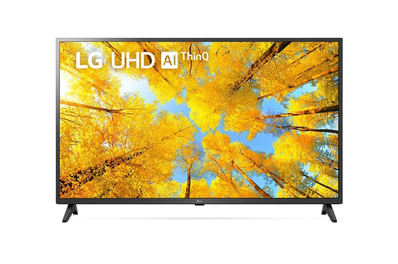 LG Smart TV 43" Ultra HD UHD 3 HDMI 1 USB Bluetooth Wifi DVB-T2/S2/C 43UQ75003LF Nero