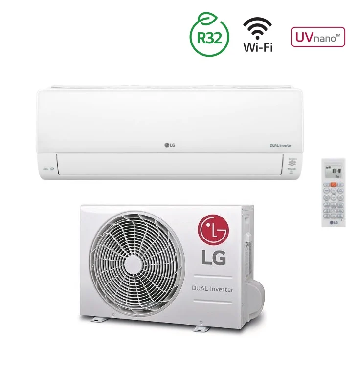 LG DELUXE Inverter-Klimaanlage 12000 BTU R-32 Nano UV Integriertes WLAN DC12RK/DC12RT A++/A++ – NEU