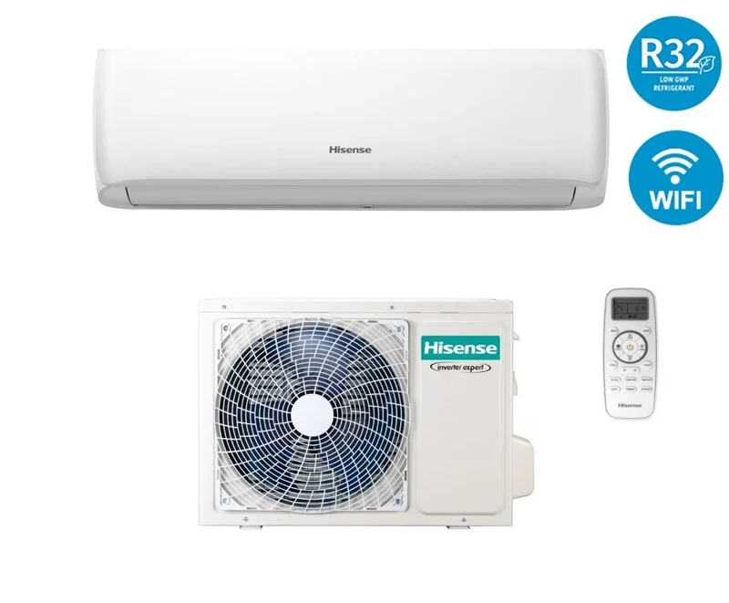 Hisense Inverter-Klimaanlage ECO SMART-Serie 12000 BTU CD35YR3FG + CD35YR3FW Integriertes Wi-Fi R-32