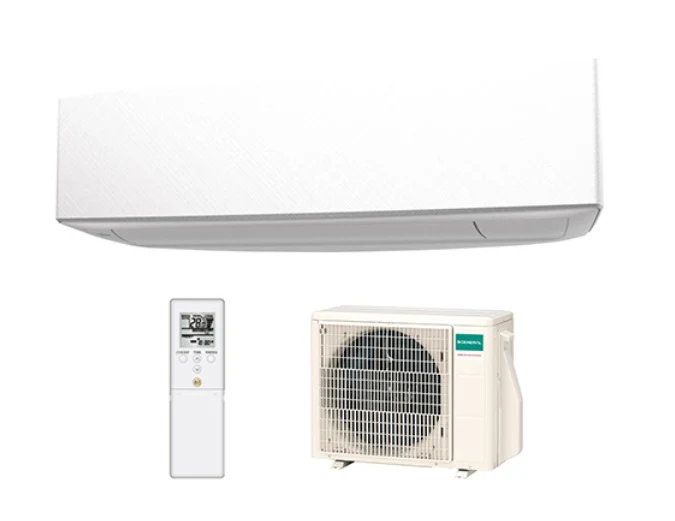Allgemeine weiße Klimaanlage von Fujitsu Design, 14000 Btu ASHG14KETF R-32, integriertes WLAN
