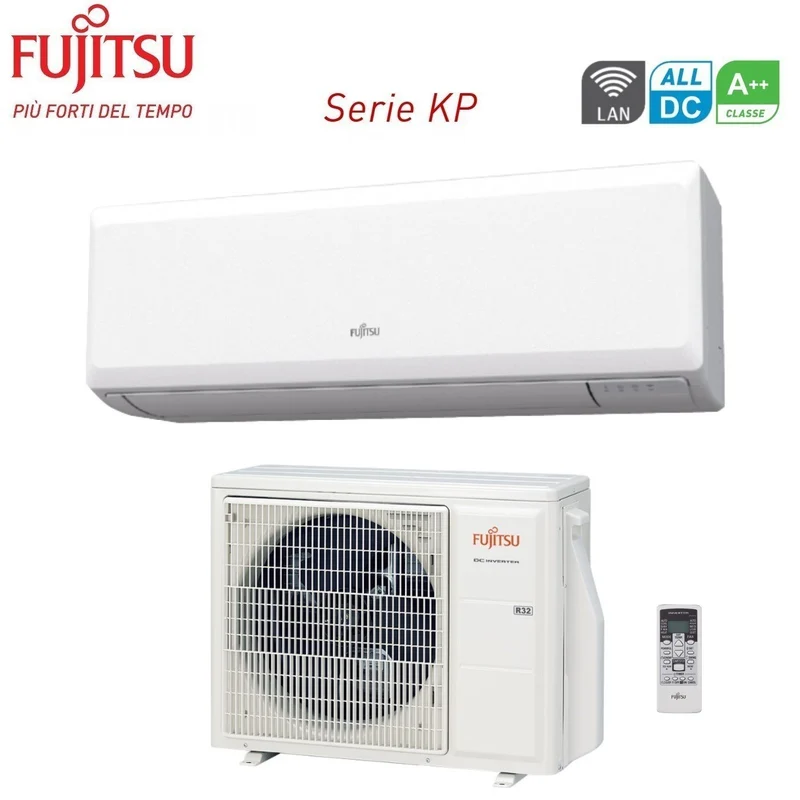 GELEGENHEITSBEREICH – Fujitsu Inverter-Klimaanlage KP-Serie 12000 Btu ASYG12KPCA R-32 Wi-Fi optional Klasse A++ – Neu