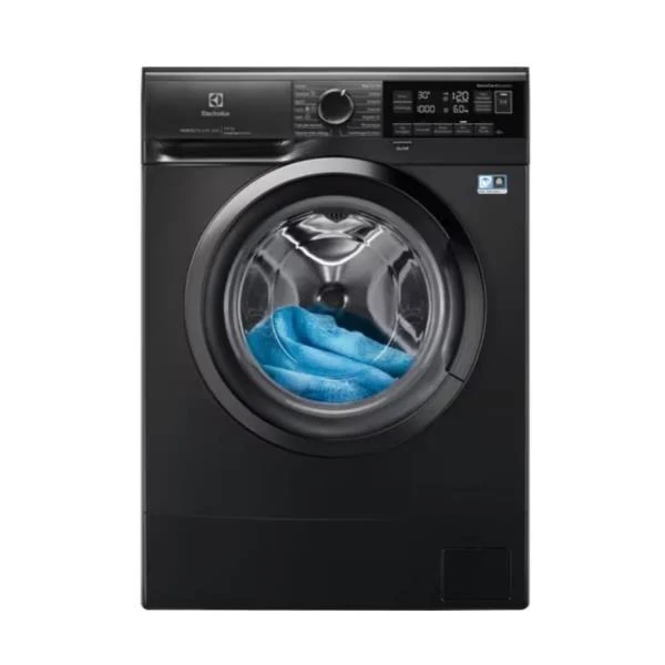 Lavatrice a Carico Frontale Electrolux Slim serie 600 SensiCare EW6SBLACK 6 Kg (A84,3xL59,5xP37,8) Classe C 1000 Giri Nero
