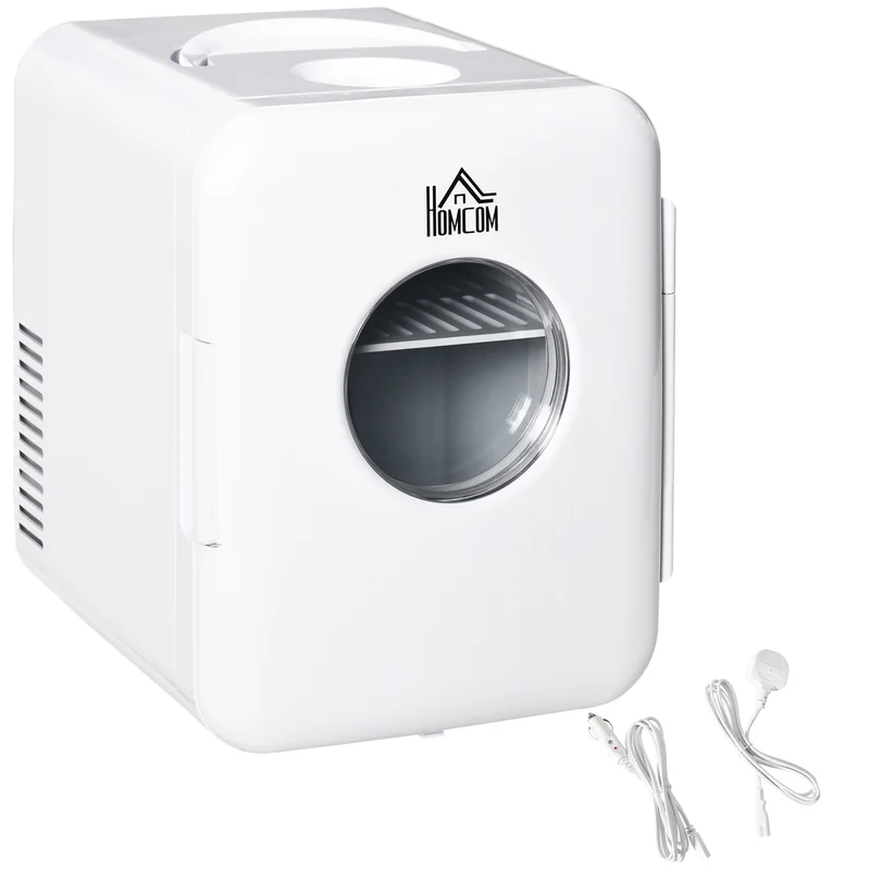 Easycomfort Frigo Portatile da 60W con Capacità 4L, Divisore Removibile e Maniglia, 25.8x20.5x26.3 cm