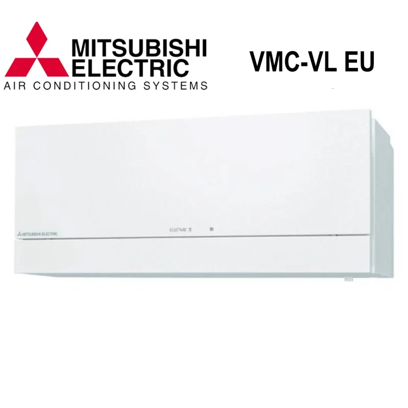 Mitsubishi VL-100EU5-E Weißwand-Wärmerückgewinnungsgerät ohne Steuerung