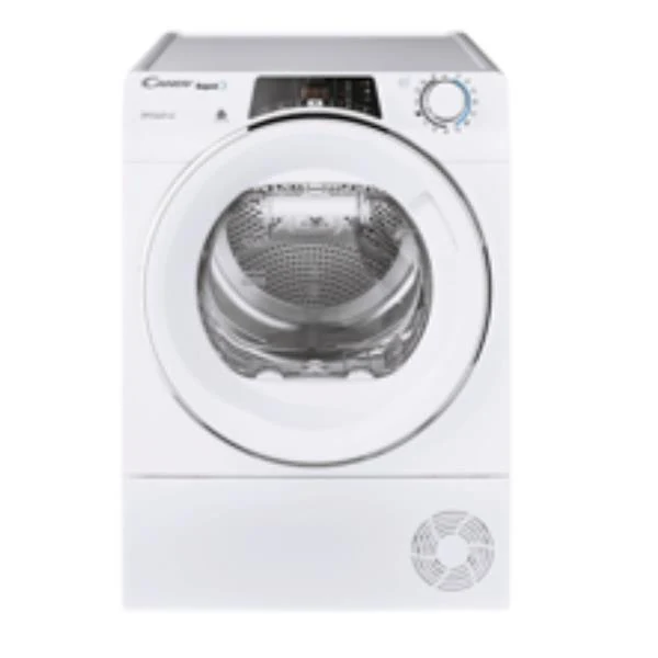 Asciugatrice a Pompa di Calore 10 Kg Candy Rapidò ROE H10A2TCEX-S Classe A++ (A85xL60xP60) Asciugatura smart Stiro facile Cicli rapidi