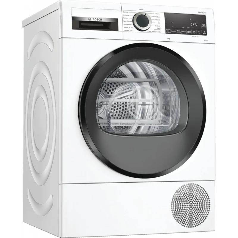 Asciugatrice a Pompa di Calore 8 Kg Bosch WQG233D0IT Serie 6 (A84,2xL59,8x59,9) Classe A+++