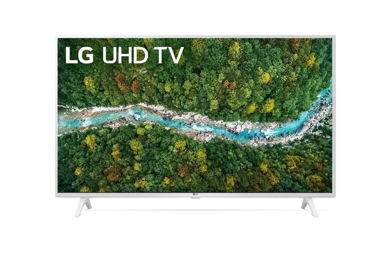 Lg Smart Tv 43" LED 4k UHD Ultra HD Bluetooth 2 HDMI 1 USB Frequenza Di Aggiornamento 60Hz Uscita Audio 20W Colore Bianco DVB T2/C/S2 43UP76903LENovità 2021