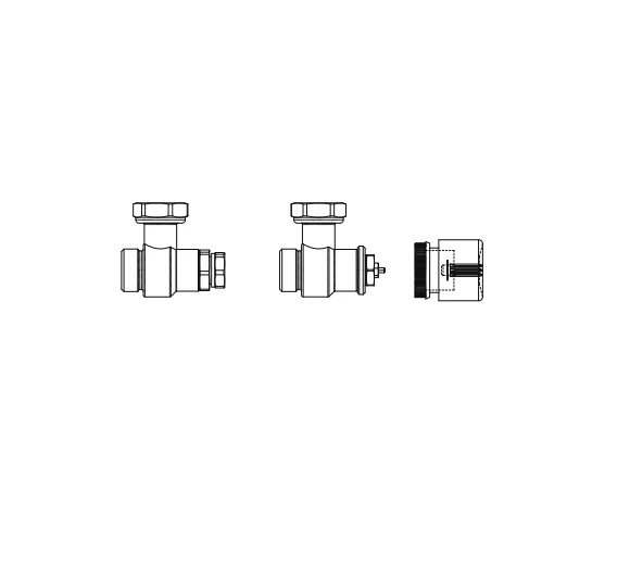 Innova Manuelle 2-Wege-Ventilgruppe für Filomuro- und Filomuro-Einbau-Fan-Coil-Fan-Coil-Einheiten I20686II