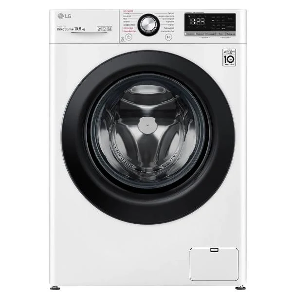 Lavatrice a Carico Frontale LG 10,5 Kg AI DD Serie V3 F4WV310SAE Classe A (A85xL60xP56,5) 1400 Giri Lavaggio a vapore-Inverter Direct Drive