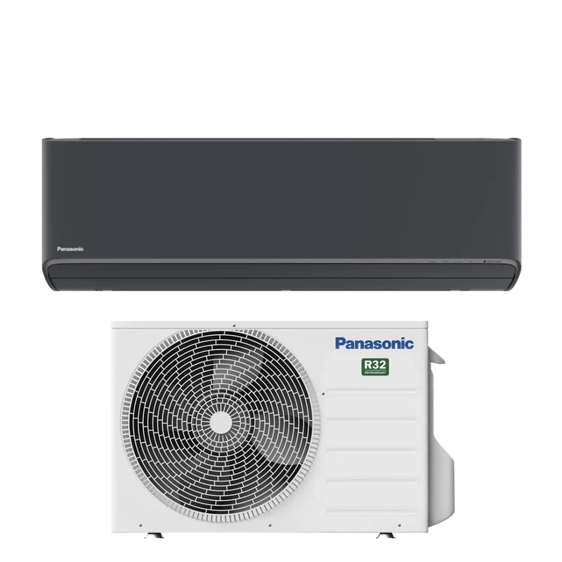 SCHNÄPPCHENBEREICH Panasonic Klimaanlage Inverter Etherea Dark Series 12000 Btu CS-XZ35XKEW-H R-32 Integriertes WLAN Farbe Graphitgrau AO988