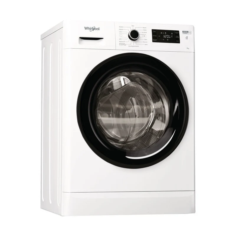 Lavatrice a Carica Frontale Whirlpool 6 Kg FWSG 61251 B IT N FreshCare 1200 Giri Classe F