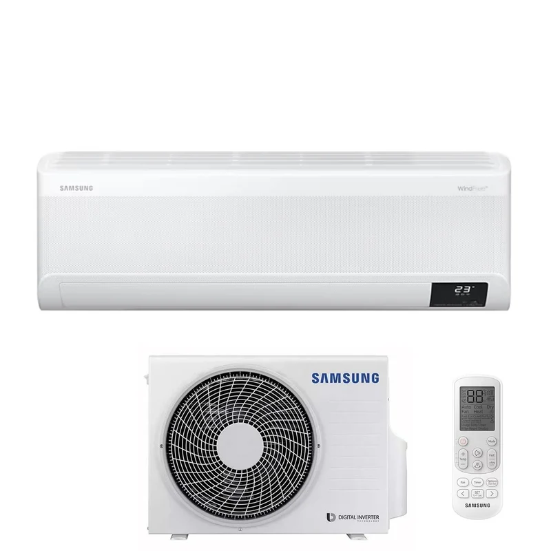 SCHNÄPPCHENBEREICH Samsung Inverter-Klimaanlage WINDFREE ELITE Serie 9000 BTU F-AR09ELT R-32 AR09TXCAAWK Wi-Fi A+++ AO919