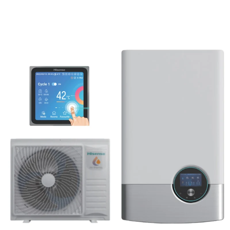 Hisense Hi-Terma AHM-060HCDSAA + AHW-060HCDS1 R-32 Wi-Fi, optionale Split-Wärmepumpe mit Steuerung im Lieferumfang enthalten