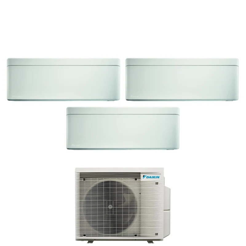 Daikin Bluevolution Trial Split Inverter-Klimaanlage, STYLISH WHITE 5+5+5-Serie mit 3MXM40A R-32 integriertem WLAN, 5000+5000+5000 weiße Farbe, italienische Garantie