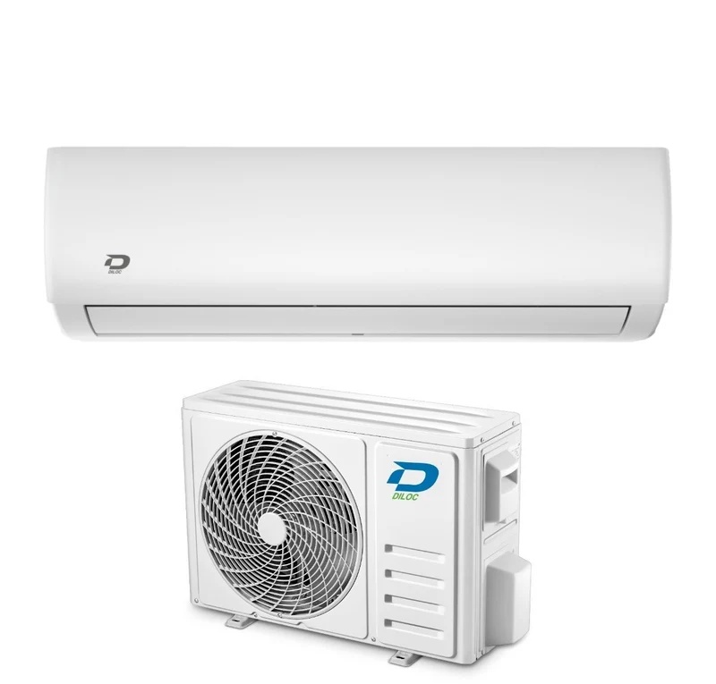 Diloc Inverter-Klimaanlage, Serie JESSICA WHITE, 24.000 BTU D.JESSICA 24000 R-32 Wi-Fi integriert Weiß A+/A