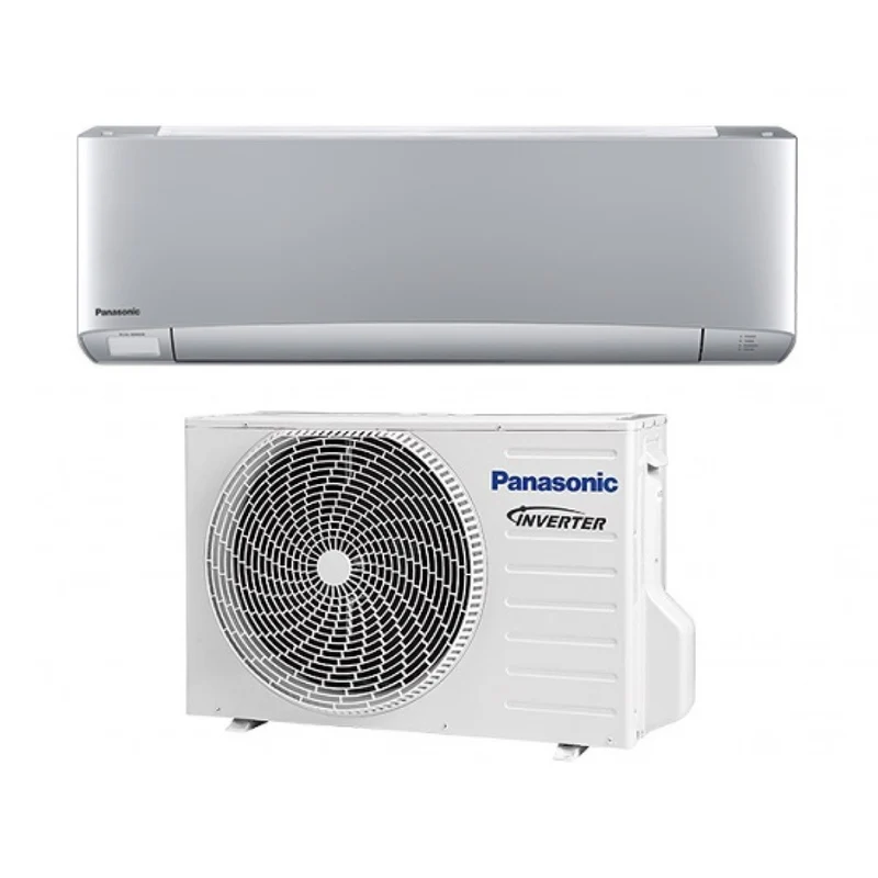 Panasonic Inverter-Klimaanlage Etherea Silver Series 9000 Btu CS-XZ25VKEW R-32 Integriertes WLAN Silberfarbe