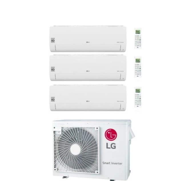 Klimaanlage LG Trial-Split Inverter Libero Smart 7+7+7 CON MU3R19 R-32 - 7000+7000+7000