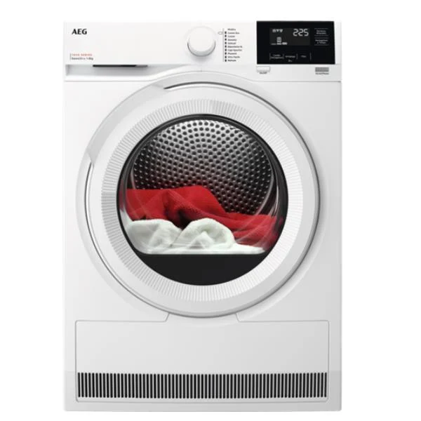 Asciugatrice a Pompa di Calore 8 Kg Aeg TR8G83GW Serie 8000 AbsoluteCare MixDry HYGIENE SensiDry (A85xL59,6xP63,8) Classe A+++
