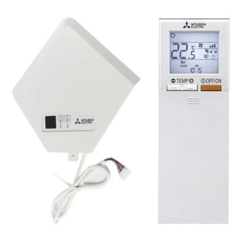 Mitsubishi Electric PAR-SL101A-E Infrarot-Fernbedienung mit PAR-SE9FA-E Winkelempfänger für PLA-EA-Kassetten