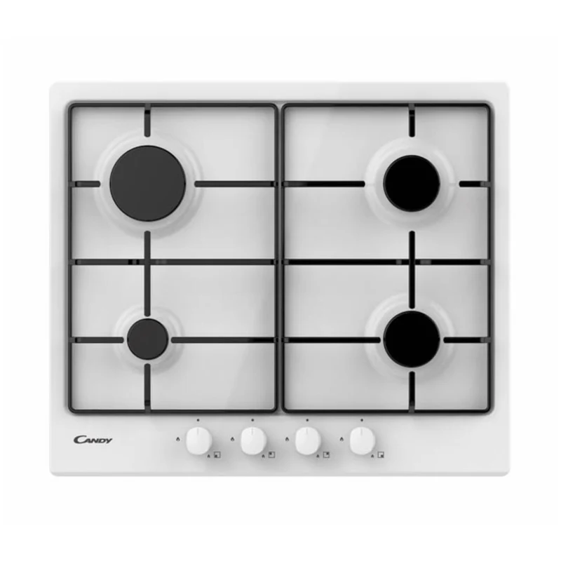 Piano cottura a gas Candy 4 zone cottura Piano in acciaio inox CHW6BRWW