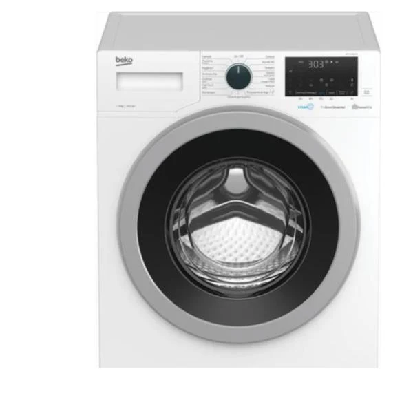 Lavatrice a Carica Frontale Beko 9 Kg WTY91436SI-IT SteamCure 1400 Giri Classe B