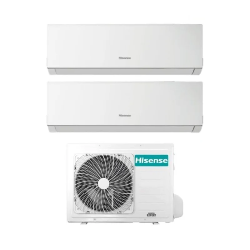 Hisense Dual-Split-Inverter-Klimaanlage der neuen COMFORT 5+7-Serie mit 2AMW35U4RRA R-32 Wi-Fi Optional 5000+7000 - Neu