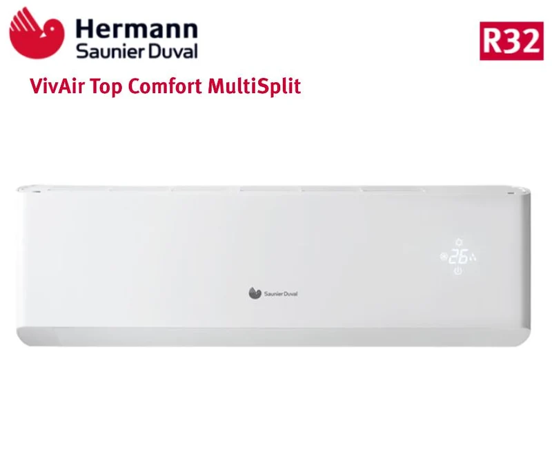 Unità Interna a Parete Hermann Saunier Duval serie VivAir TOP COMFORT 12000 Btu SDH 20-035 NWI R-32 Wi-Fi Optional