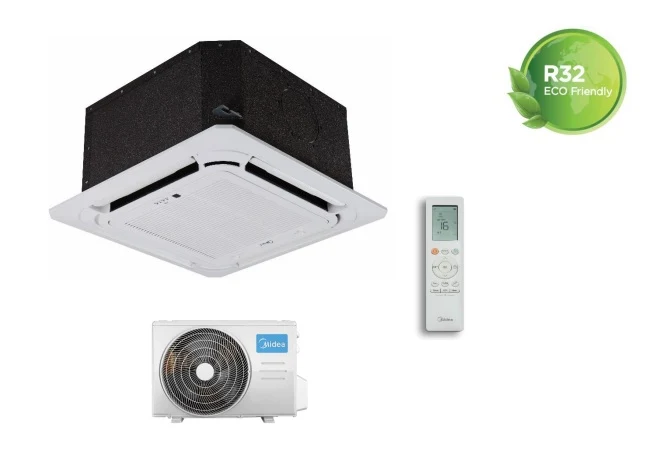 Condizionatore Midea Cassetta 4 Vie 18000 btu MCA3U-18HRFNX 57x57 A++ Wi-Fi Optional