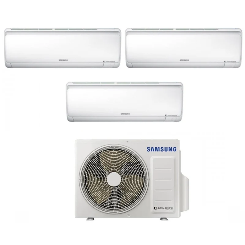 Climatizzatore Condizionatore Samsung Trial Split Inverter serie MALDIVES QUANTUM 9+12+18 con AJ068RCJ R-32 9000+12000+18000 - Novità 2019