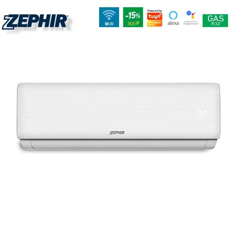 PRONTA CONSEGNA Climatizzatore Condizionatore Zephir Inverter serie ADVANCE WiFi SMART 9000 Btu ZTQ9000WiFi R-32 Wi-Fi Integrato Classe A++/A+