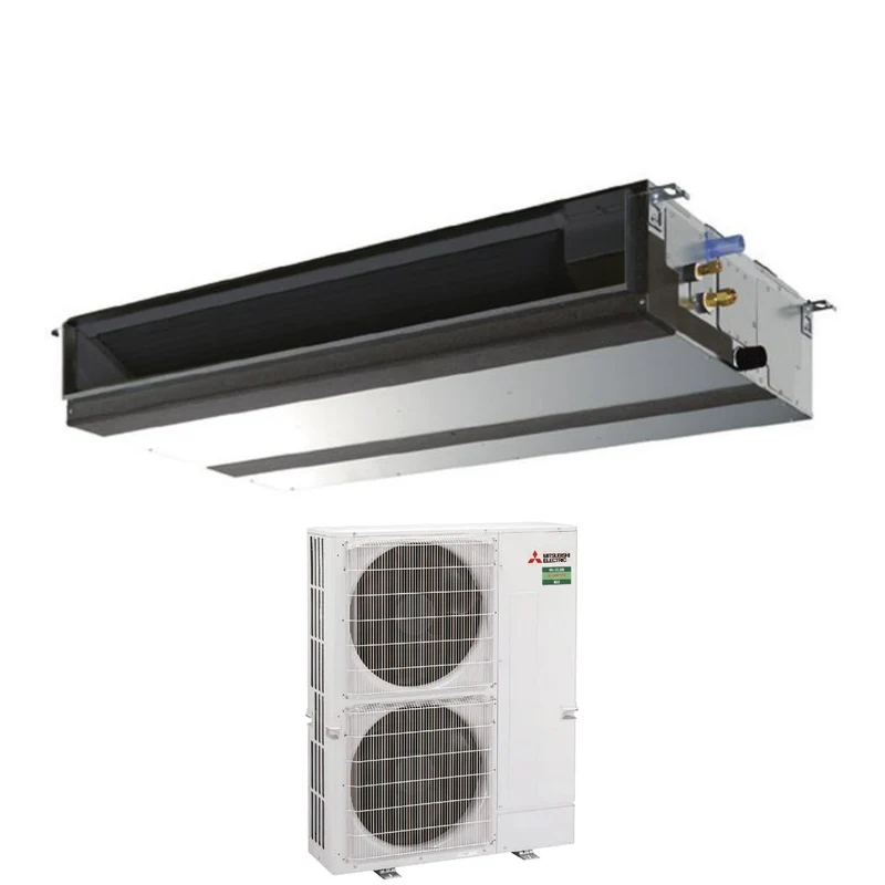 Climatizzatore Condizionatore Mitsubishi Electric Canalizzato Canalizzabile Power Inverter Media Prevalenza 42000 Btu PEAD-M125JA + PUZ-ZM125YKA Trifase R-32 Wi-Fi Optional