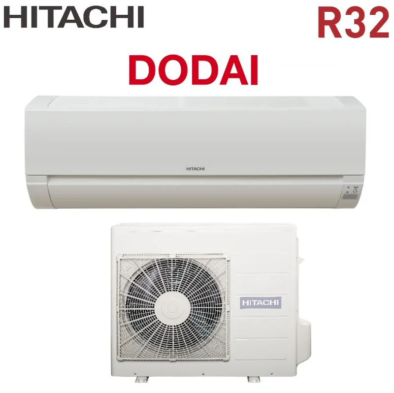 Hitachi-Klimaanlage Dodai-Serie 12000 BTU RAK-35PED mit RAC-35WED Gas R-32 Wi-Fi optional