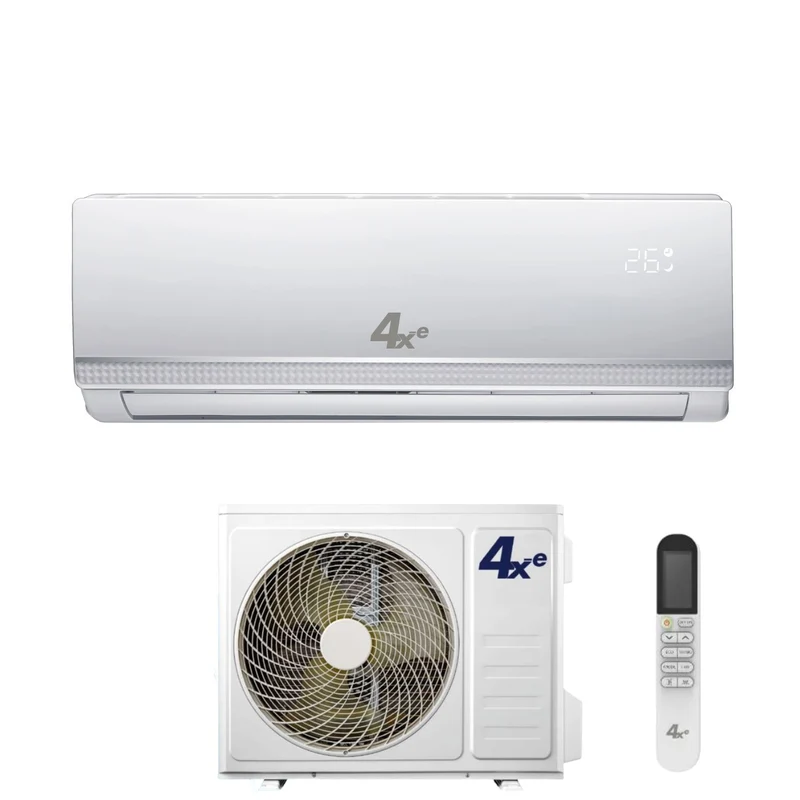 4Xe Inverter-Klimaanlage WINTER-Serie 24000 Btu R-32 Wi-Fi Optional Alexa Google Home A++/A+