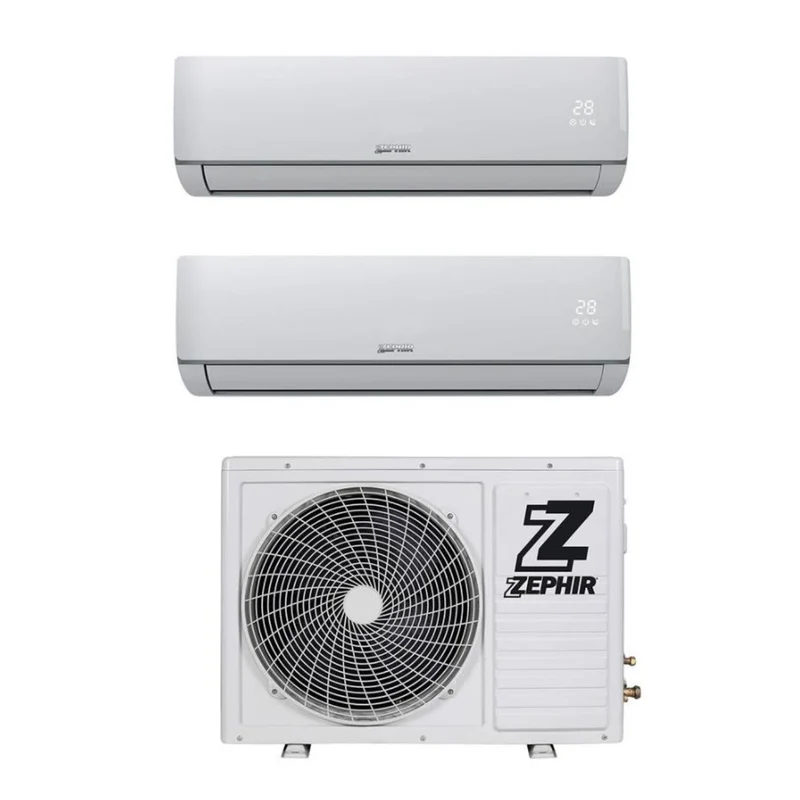 Zephir Dual Split Inverter Klimaanlage ZDA 9+9 R-32 9000+9000 Serie – Neu
