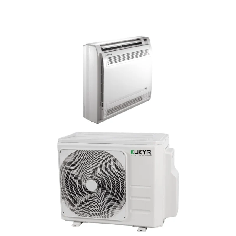 Climatizzatore Condizionatore Kukyr Console Pavimento Inverter 12000 Btu R-32 Wi-Fi Optional con Telecomando Infrarossi Incluso
