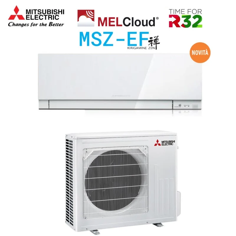 AREA OCCASIONI Climatizzatore Condizionatore Mitsubishi Electric Inverter KIRIGAMINE ZEN WHITE 18000 Btu MSZ-EF50VGKW R-32 Wi-Fi Integrato Bianco