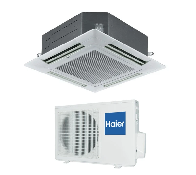 Climatizzatore Condizionatore Haier Cassetta 24500 Btu AB28ES1ERA R410 completo di griglia A++Wi-Fi Optional ideale per 100m3