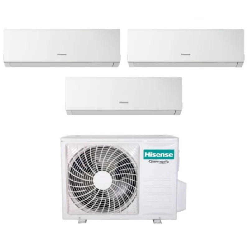 Klimaanlage Hisense Trial-Split Inverter Serie NEW COMFORT 7+9+9 mit 3AMW72U4RFA R-32 WLAN optional 7000+9000+9000 - New