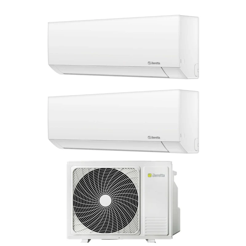 Condizionatore Dual Split Beretta Breva E 12+12 con 18000-2 R-32 Wi-Fi Optional