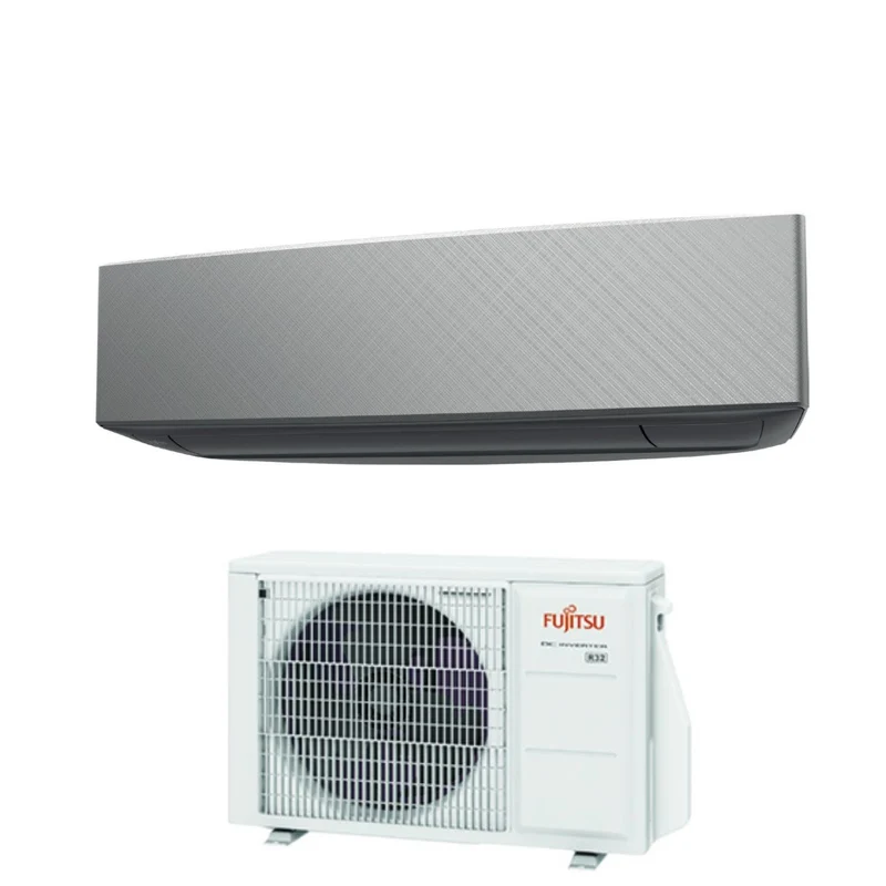 Fujitsu Inverter-Klimaanlage KE-Serie 14000 Btu ASYG14KETA(E)-B R-32 Wi-Fi optional 3NGF87135 Farbe Silber Klasse A++/A+