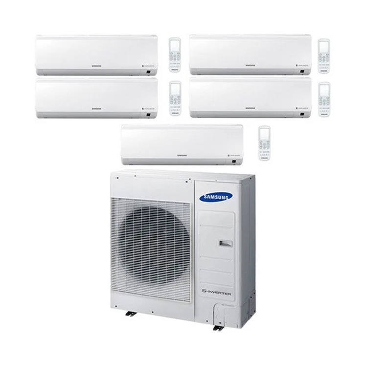 CLIMATIZZATORE CONDIZIONATORE SAMSUNG PENTA SPLIT INVERTER NEW STYLE PLUS 9+9+9+9+9 con AJ100FCJ 9000+9000+9000+9000+9000