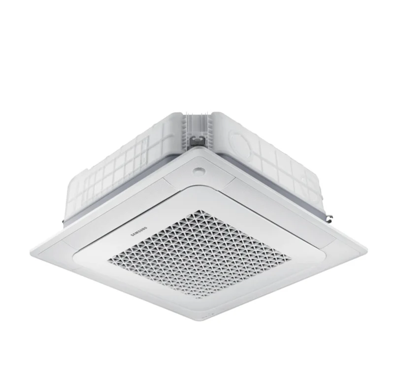 Samsung WindFree 4-Wege-Mini-Kassetten-Innengerät 12000 Btu AJ035TNNDKG/EU R-32 Wi-Fi optional mit Gitter im Lieferumfang enthalten