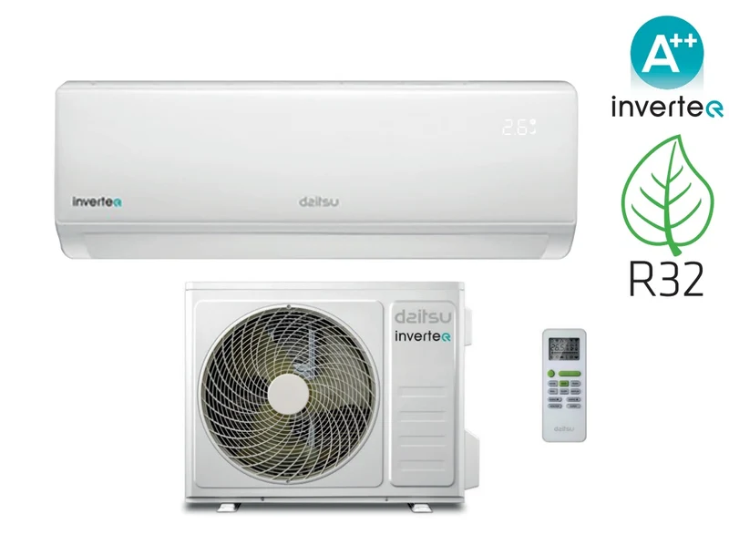 Climatizzatore Condizionatore Daitsu inverter linea DR 12000 btu DS-12KIDR / DOS-12KIDR R-32 Wi-Fi Optional A++/A+