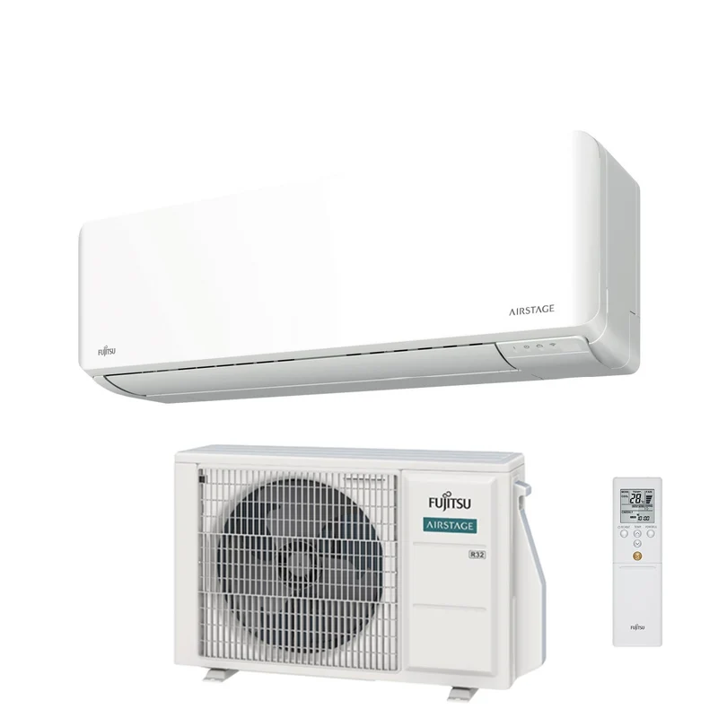 Fujitsu Inverter-Klimaanlage KM AIRSTAGE Serie 9000 Btu ASEH09KMCG R-32 Integriertes WLAN