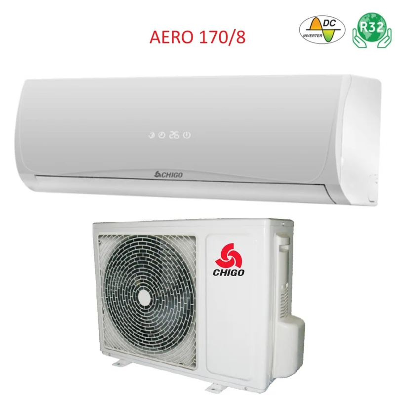 Climatizzatore Condizionatore Chigo AERO 170/8 R-32 24000 btu A++ cod. CS-61V3G-1H170AE2-W3