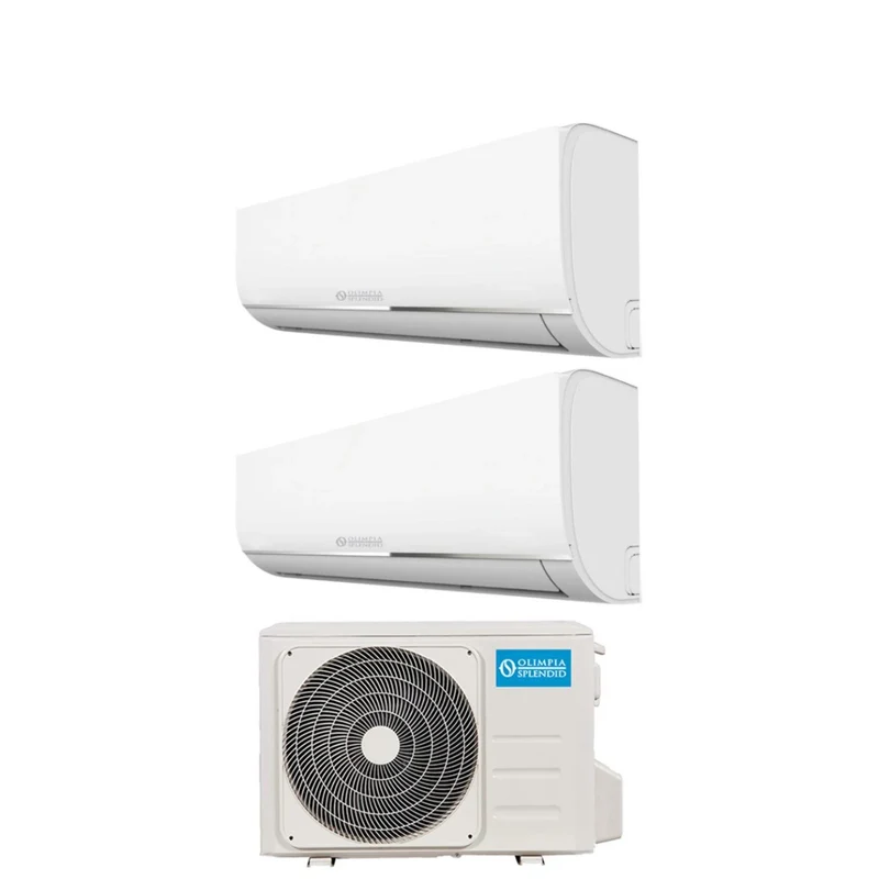 Olimpia Splendid Dual Split Inverter-Klimaanlage NEXYA S4 9+12-Serie mit OS-CEMYH18EI R-32 integriertem Wi-Fi 9000+12000