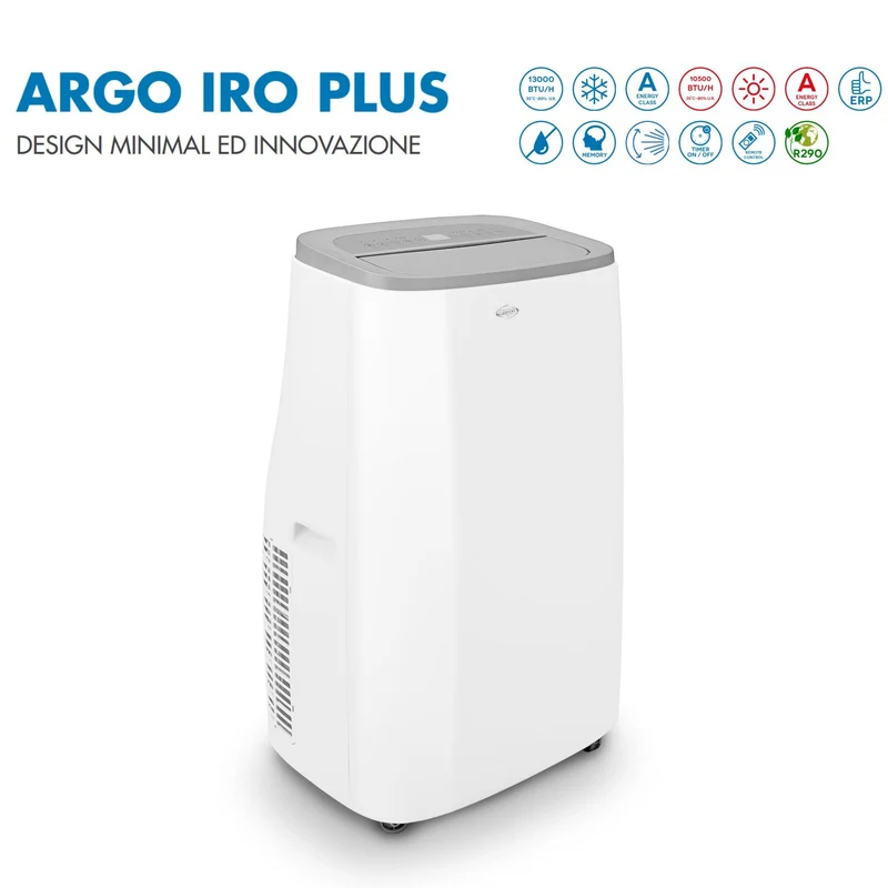 Argo IRO PLUS Tragbare Klimaanlage 13000 BTU Wärmepumpe Kabeljau. 398000696