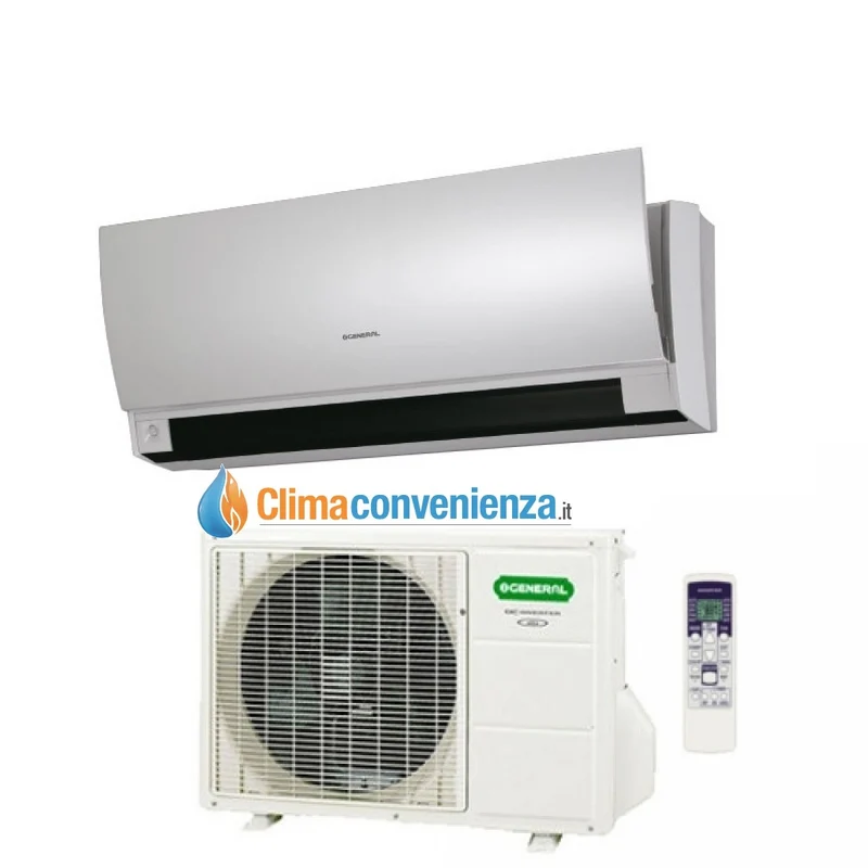 Climatizzatore Condizionatore Inverter GENERAL FUJITSU serie LTCA ASHG09LTCA 9000 btu A+++ con sensore di movimento