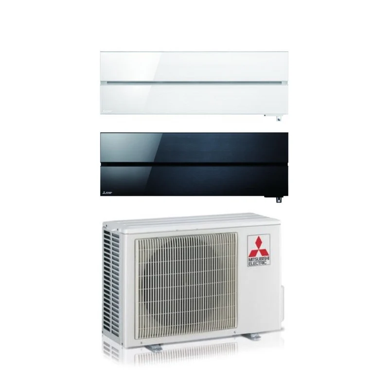 Climatizzatore Condizionatore Mitsubishi Electric Dual Split Inverter serie Kirigamine Style MSZ-LN 9000 Pearl White + 9000 Onyx Black con MXZ-2F33VF R-32 Wi-Fi Integrato 9+9